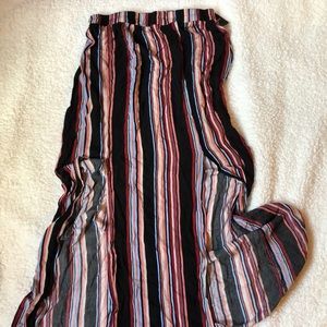 Forever 21 Multicolor Maxi Skirt with slits